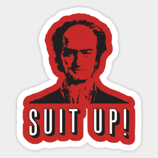 Lemony Snicket Barney Stinson Sticker